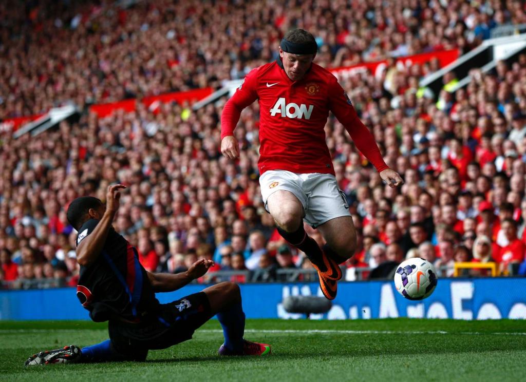 Rooney no Manchester United-Crystal Palace (foto Reuters)