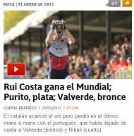 Rui Costa é destaque a nível internacional: As (Espanha)