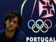 João Sousa no Comité Olímpico de Portugal (Manuel de Almeida/Lusa)