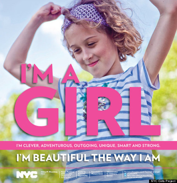 «Sou uma menina, sou bonita como sou» (Foto: reprodução)
