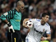 Valdés e Cristiano Ronaldo (Reuters)