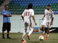 Seleção de Futebol da Síria treina em Singapura (REUTERS)