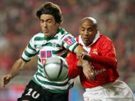 Sá Pinto e Dos Santos no Benfica-Sporting da Taça em 2004/05