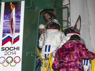 Tocha olímpica lançada para um passeio no espaço (Reuters)