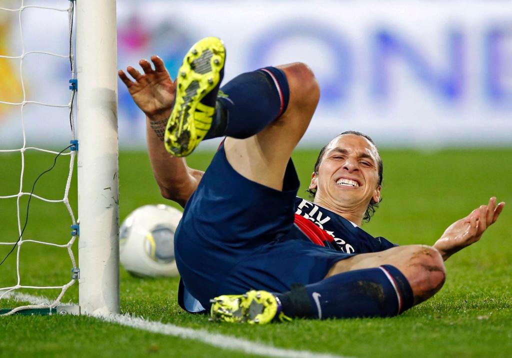 Ibrahimovic no PSG-Nice (foto Reuters)