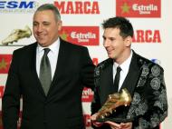 Messi recebe bota de ouro (EPA)