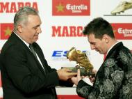Messi recebe bota de ouro (EPA)