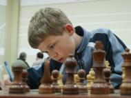 Magnus Carlsen no Dubai aos 13 anos, quando se tornou Grande Mestre
