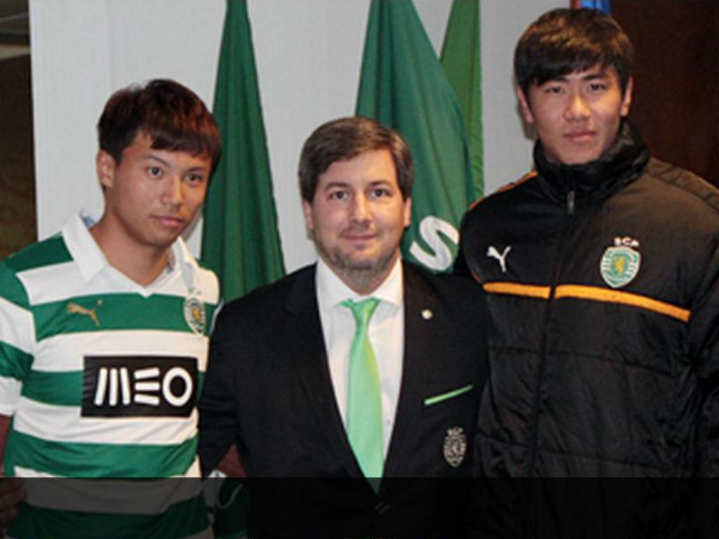 Yiming Liu e Yan Zihao (FOTO: www.sporting.pt)