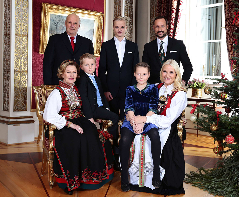 Cartão de Boas Festas da Família Real Norueguesa Foto: Reuters