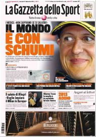 Gazzetta dello Sport de 31 de Dezembro de 2013