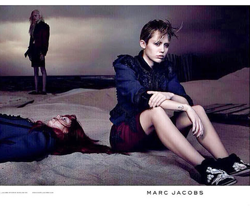 Miley Cyrus é imagem da nova campanha de Marc Jacobs Foto: DR