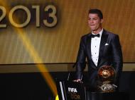 Cristiano Ronaldo nos Prémios Bola de Ouro 2013 (REUTERS)