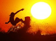 Surf: sol de Inverno na Califórnia (Reuters)