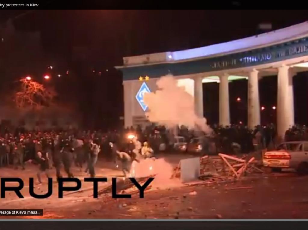 Violência no estádio do D. Kiev