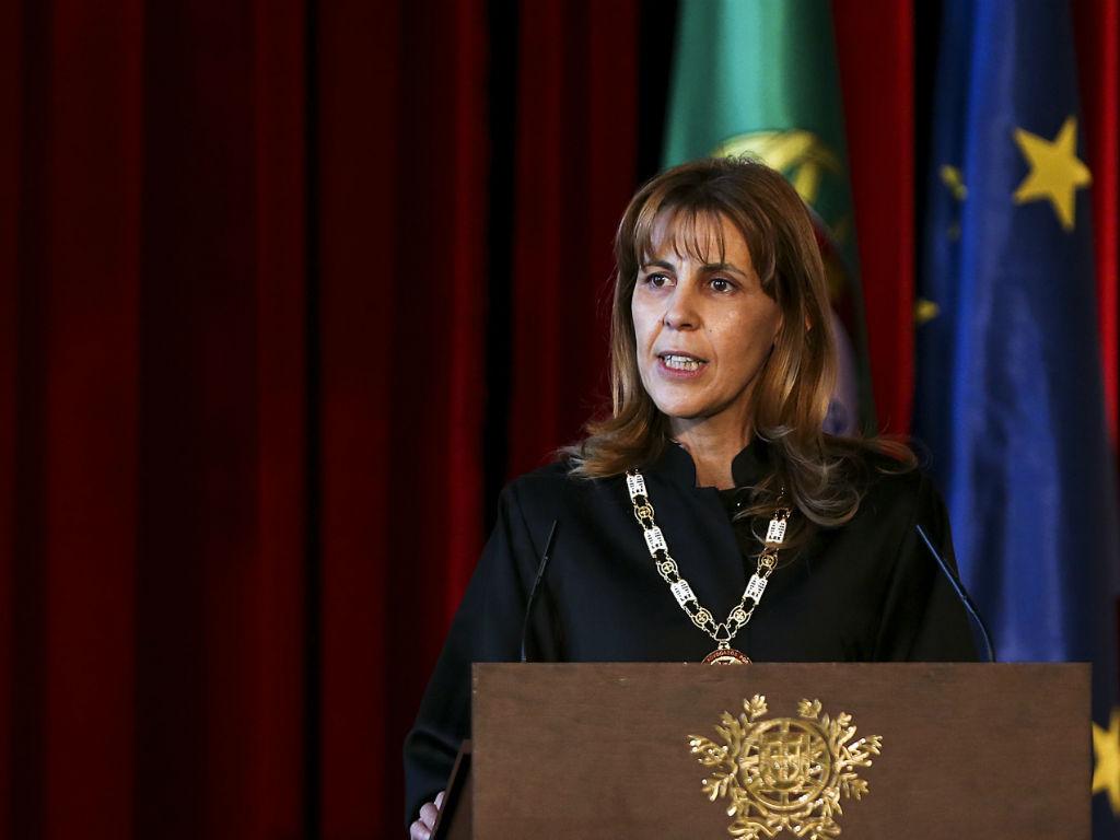 Elina Fraga, Bastonária da Ordem dos Advogados, na Abertura do Ano Judicial 2014 (LUSA)