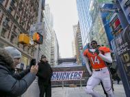 Times Square vira Super Bowl Boulevard (Reuters)