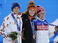 Sochi 2014:Martina Sablikova, Irene Wust e Olga Graf (EPA)