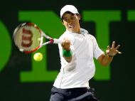 Kei Nishikori derrota Roger Federer no ATP de Miami 2014 (REUTERS)