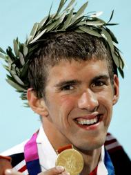 Michael Phelps em Atenas 2004 (REUTERS)