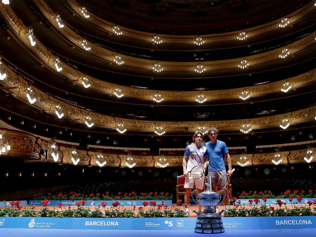 Ferrer e Nadal promovem torneio de Barcelona (EPA)