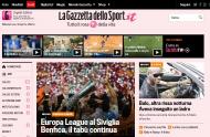 A desilusão benfiquista vista pelo Mundo: Gazzetta dello Sport