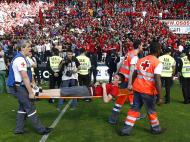 Adeptos feridos no CA Osasuna VS. Real Betis