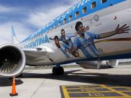 O avião da Argentina no Mundial (Reuters)