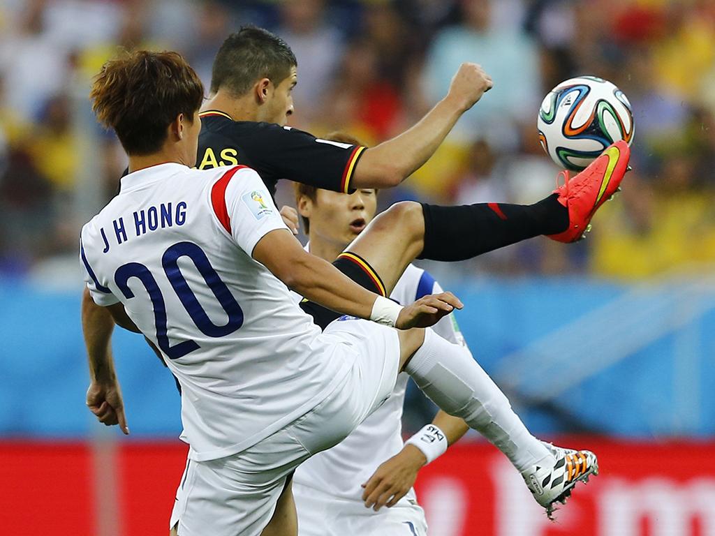 Coreia do Sul vs. Bélgica (Reuters)