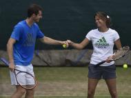 Wimbledon: Murray a treinar com Amelie Mauresmo