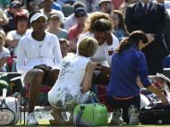 Wimbledon: vírus força Serena Williams a abandonar em pares