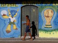 Fuleco: graffito numa rua de Porto Seguro