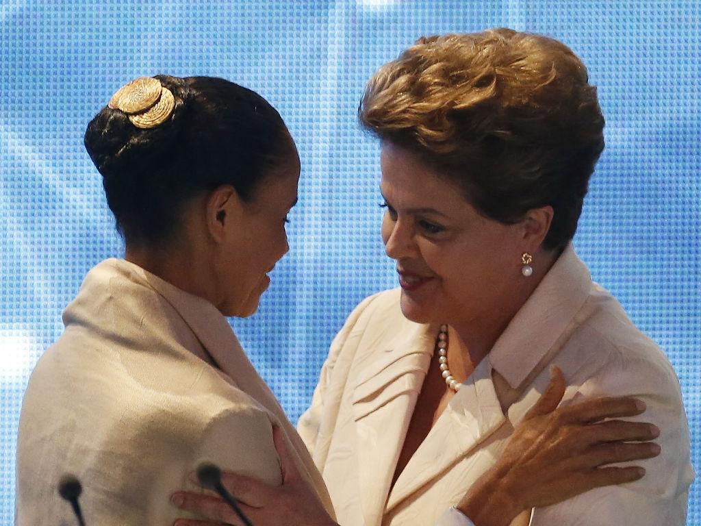 Marina Silva e Dilma Rousseff (Reuters)