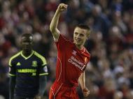 Jordan Rossiter no Liverpool-Middlesbrough (REUTERS)