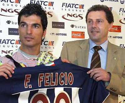 Fábio Felicio apresentado na Real Sociedad