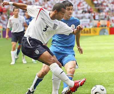 Grupo B: Inglaterra-Paraguai, 1-0