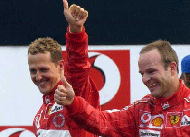 Michael Schumacher e Rubens Barichello
