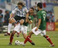 Mundial, dia 16 (Argentina-México, Crespo com Marquez)