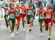 Maratona: equipa portuguesa corre compacta (foto EPA)