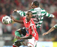 Benfica vs Sporting Alcides e Liedson