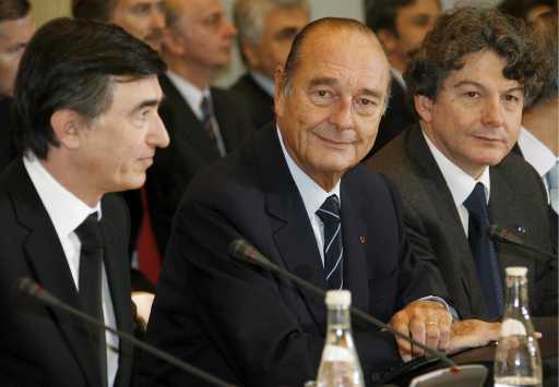 Jacques Chirac na Conferência de Paris (Alan Aubert/EPA/Lusa)