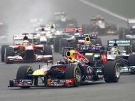 Vettel a liderar o GP da Índia (REUTERS/Adnan Abidi)
