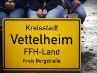 Heppenheim transformou-se em Vettelheim (REUTERS/Kai Pfaffenbach )