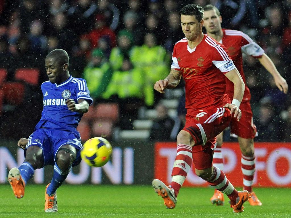 Ramires (Chelsea) e José Fonte (Southampton)