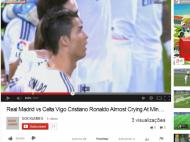 Cristiano Ronaldo emocionado