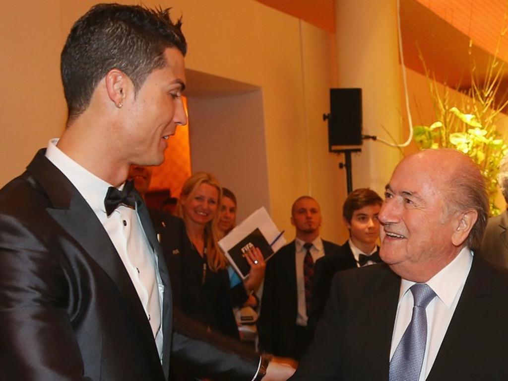 Ronaldo e Blatter