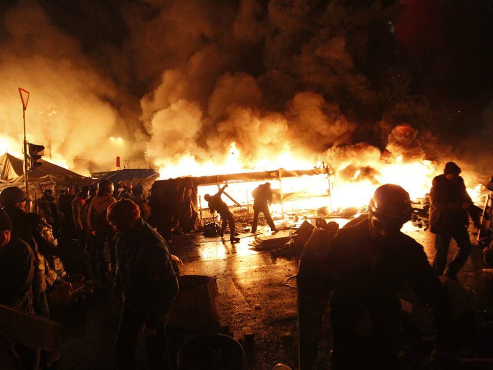 Confrontos em Kiev (Reuters)