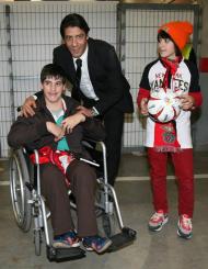 Benfica concretiza sonho de jovem com paralisia cerebral (foto Benfica)