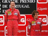 Nigel Mansell e Alain Prost