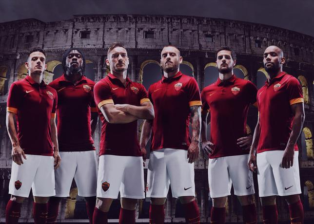 Novo equipamento da AS Roma (foto: Roma e Nike)